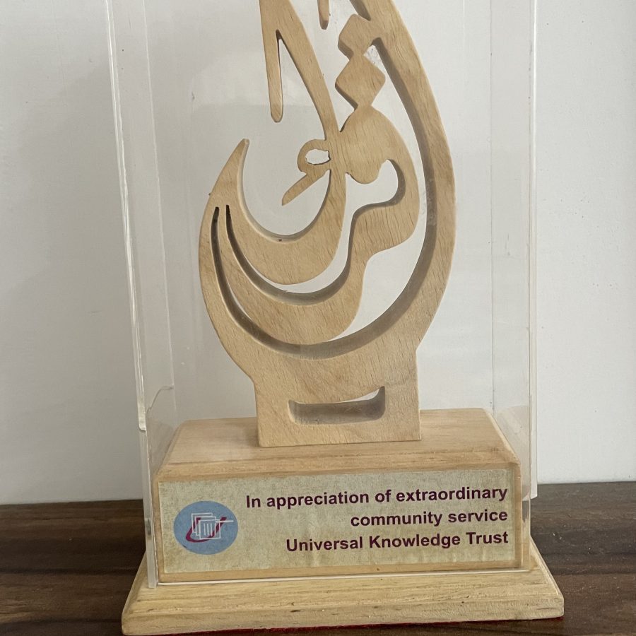 Extraordinary Community Service, Universal Knowledge Trust