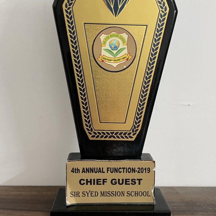 Chief Guest, Sir Syed Mission School, New Delhi